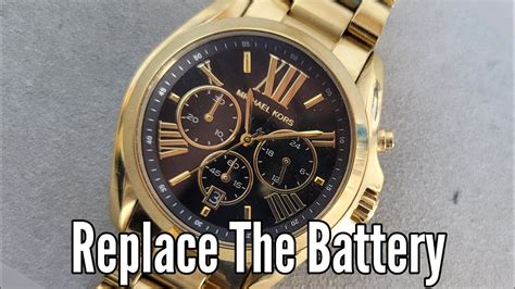 michael kors uhren stelken|Changing The Battery In A Michael Kors Watch (DIY) .